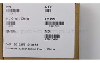 Lenovo 02DM373 CABLE FRU CABLE FHD TOUCH EDP Cable