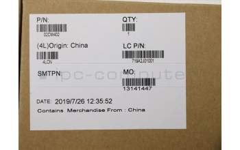 Lenovo 02DM402 BEZEL FRU BEZEL FA491_WO_MIC_B_COVER