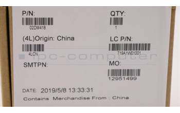 Lenovo 02DM418 CABLE FRU FPR Cable FFC FPR Cable