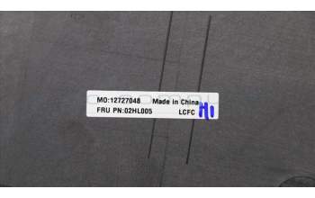 Lenovo 02HL005 MECH_ASM A-Cover,Black,PPS,HD