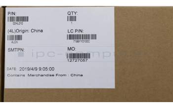 Lenovo 02HL010 MECHANICAL B-Cover,BLK,non-Shutter