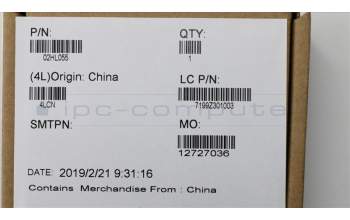 Lenovo 02HL055 CABLE TP FFC,Cvilux