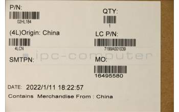 Lenovo 02HL184 TinkPad X1 Tablet Gen3 Thin Keyboard,Nordic