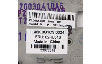 Lenovo 02HL513 C-Abdeckung mit Tastatur, Dänisch, Schwarz, Hintergrundbeleuchtung