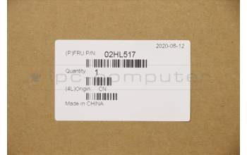 Lenovo 02HL517 C-Abdeckung mit Tastatur, Französisch, Schwarz, Hintergrundbeleuchtung