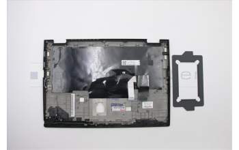 Lenovo 02HL525 C-Cover with keyboard, Hebrew, Black, Backlight, US