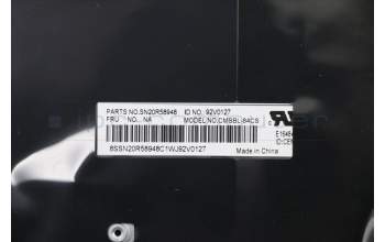 Lenovo 02HL654 C-Abdeckung mit Tastatur, Tschechisch/Slowakisch, Schwarz, Hintergrundbeleuchtung