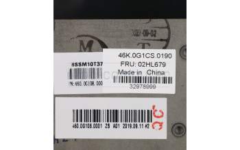 Lenovo 02HL679 MECH_ASM WL CCover+SLV ASM,BK<LTN>