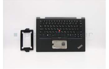 Lenovo 02HL692 C-Abdeckung mit Tastatur, Bulgarisch, Schwarz, Hintergrundbeleuchtung