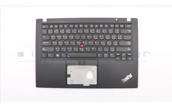 Lenovo 02HM201 C-Abdeckung mit Tastatur, Arabisch, Schwarz, Hintergrundbeleuchtung