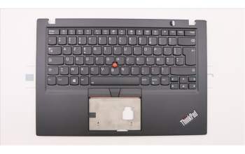 Lenovo 02HM211 C-Cover with keyboard,French,Black,Backlight