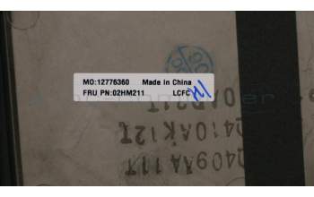 Lenovo 02HM211 C-Cover with keyboard,French,Black,Backlight