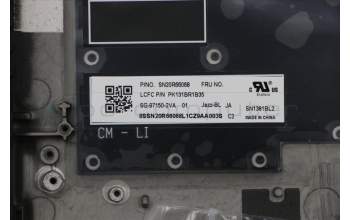 Lenovo 02HM220 MECH_ASM Ccov,JPN,BLKBD,BK,LTN