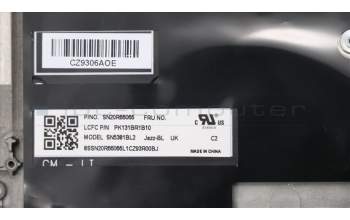 Lenovo 02HM235 MECH_ASM Ccov,UKE,BLKBD,BK,LTN