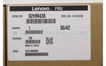 Lenovo 02HM436 MECH_ASM Ccov,JPN,NBLKBD,FPR,BK,LTN