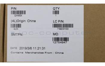 Lenovo 02HM504 Jazz-1 FRU Hinge kit L/R Silver <AVC>