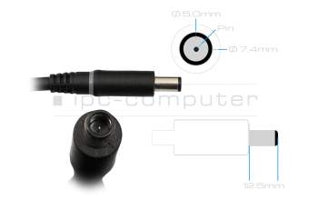 02HY84 original Dell GaN-AC-adapter 360.0 Watt rounded