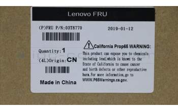 Lenovo 03T8770 FRU, Air fan duct ASSY