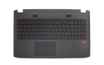 04060-00760000 original Asus keyboard incl. topcase FR (french) black/black with backlight