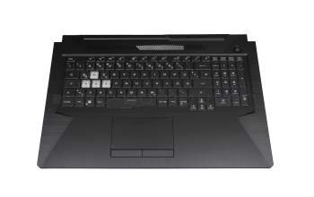 04060-01200000 original Asus keyboard incl. topcase DE (german) black/transparent/black with backlight