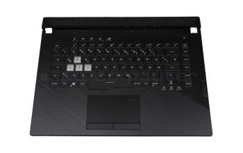 04060-01630100 original Asus keyboard incl. topcase DE (german) black/transparent/black with backlight
