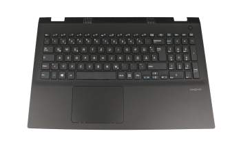 04A1-00K6100 original Medion keyboard incl. topcase DE (german) black/black