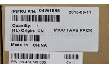 Lenovo 04W1586 MECHA FRU Tape KIT