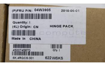 Lenovo HINGE PACK LEFT/RIGHT for Lenovo ThinkPad X1 Carbon 1th Gen (34xx)
