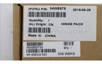 Lenovo 04W6978 HINGE FRU Hinge 14W LH