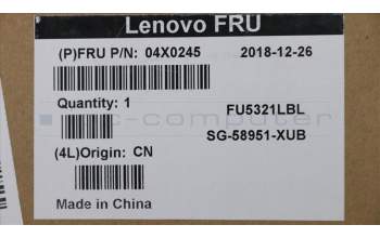 Lenovo 04X0245 NB_KYB CS13X,USI,LTN,Backlit