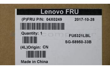 LENOVO 04X0249 Thinkpad Keyboard X240/X250/X260 THAI - BL