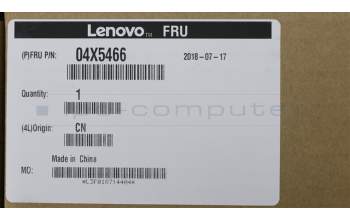Lenovo 04X5466 FRU LCD Front Sheet Bezel ASM w/o Camera