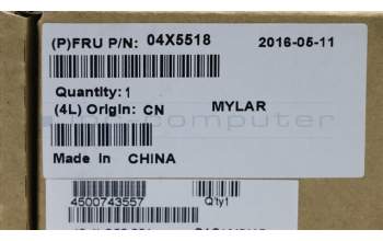 Lenovo 04X5518 COVER Mylar,Screw Hinge,Cap