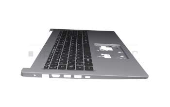 052000E1KC01 original Acer keyboard incl. topcase SP (spanish) black/silver