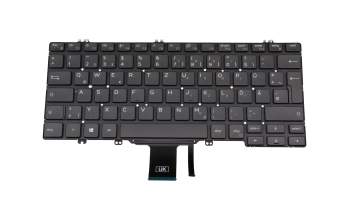 07FYT7 original Dell keyboard DE (german) black/black with backlight