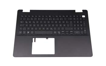 080V09 original Dell keyboard incl. topcase DE (german) grey/grey with backlight