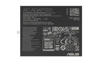 0A001-01480100 original Asus USB-C AC-adapter 90.0 Watt