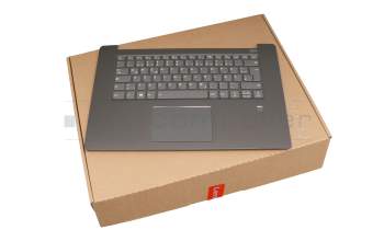 0A869000 original Lenovo keyboard incl. topcase DE (german) grey/grey with backlight