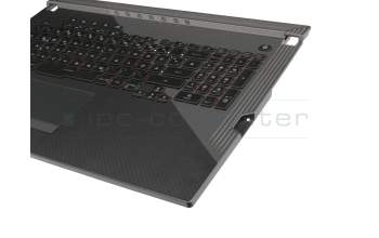 0K06-000N0A2 original Asus keyboard incl. topcase DE (german) black/black with backlight - with keystone slot -