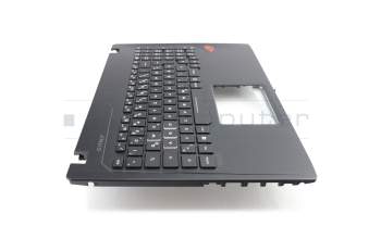 0KN1-0B4GE21 original Pega keyboard incl. topcase DE (german) black/black with backlight