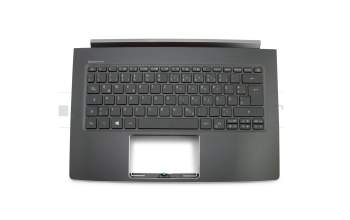 0KN1-202GE11 original Acer keyboard incl. topcase DE (german) black/black with backlight
