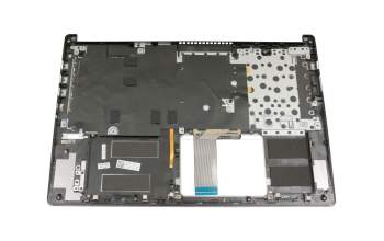 0KN1-232GE22 original Pegatron keyboard incl. topcase DE (german) black/silver with backlight