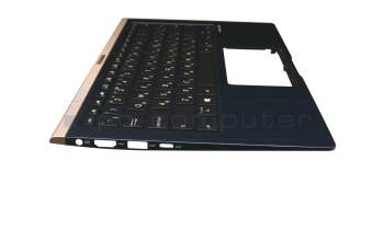 0KN1-5Z1RU13 original Pegatron keyboard incl. topcase RU (russian) black/blue with backlight