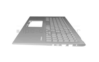 0KN1-734GE original Asus keyboard incl. topcase DE (german) silver/silver