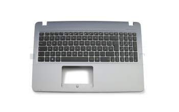 0KNB-610TGE00 original Asus keyboard incl. topcase DE (german) black/grey including ODD bracket