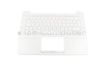 0KNB0-3109GE00 original Asus keyboard incl. topcase DE (german) white/white