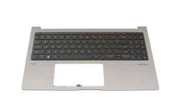 0KNB0-581EUS00 original Asus keyboard incl. topcase US (english) black/grey with backlight