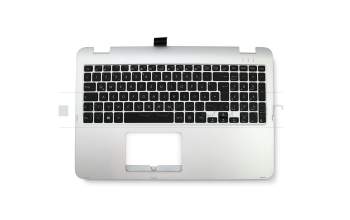 0KNB0-610SGE00 original Asus keyboard incl. topcase DE (german) black/silver