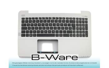 0KNB0-6130GE00 original Asus keyboard incl. topcase DE (german) black/silver b-stock