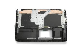 0KNB0-6615GE00 original Wistron keyboard incl. topcase DE (german) black/grey with backlight